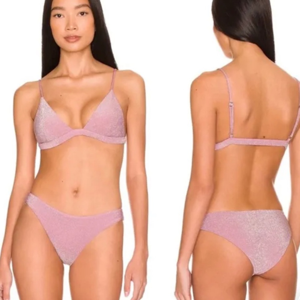 MIKOH | Bikini Set | Lurex Berry | M/S